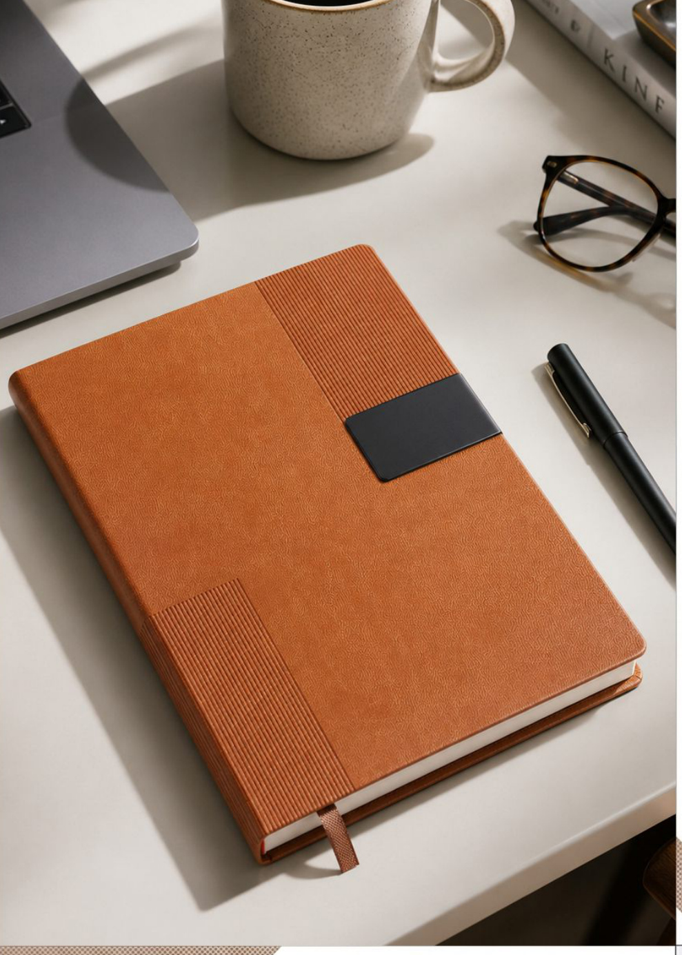 V-738 Sleek Diagonal Pocket Business Diary